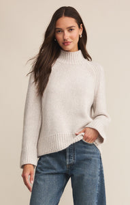EMERY FUNNEL NECK SWEATER  |  DOVE