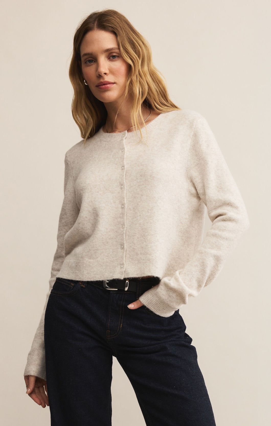 MEDINA CARDI  |  LIGHT OATMEAL