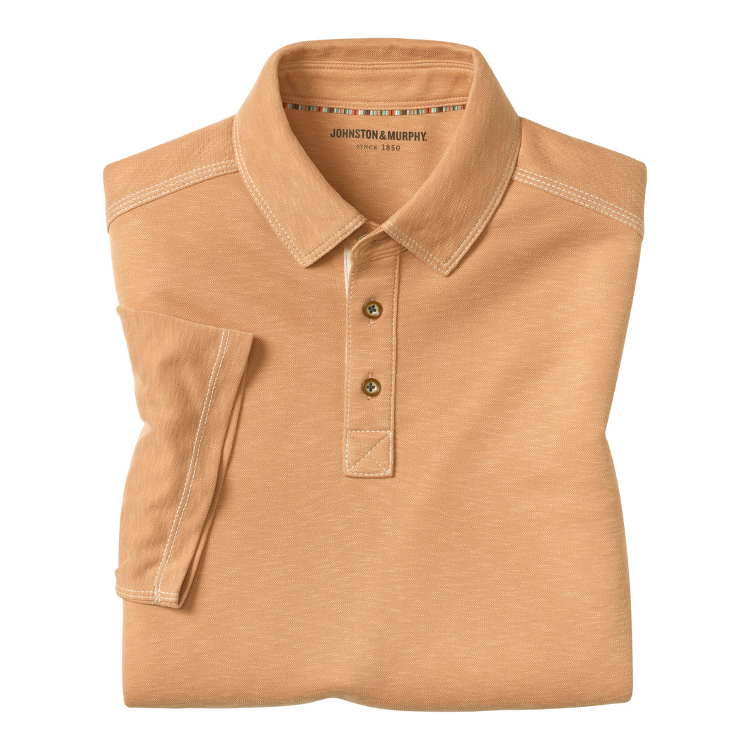 VINTAGE SLUB POLO  |  ORANGE