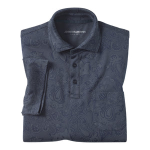 JACQUARD POLO  |  NAVY