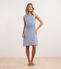 Load image into Gallery viewer, SOFIA DRESS  |  BLUE QUARTZ STRIPE
