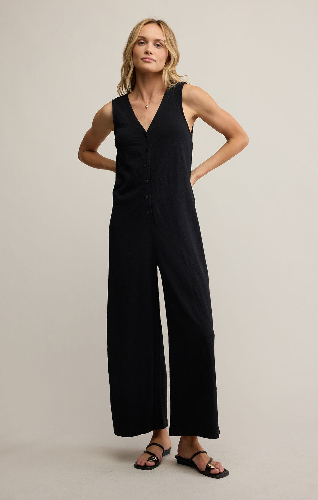 SOLACE JUMPSUIT  |  BLACK