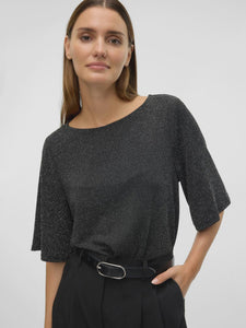 KANVA GLITTER TOP   |   BLACK