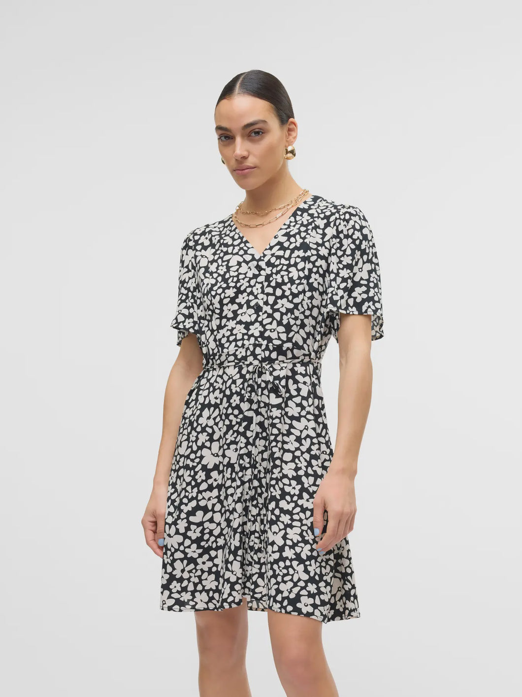 ALBA SHORT DRESS  |  BLACK
