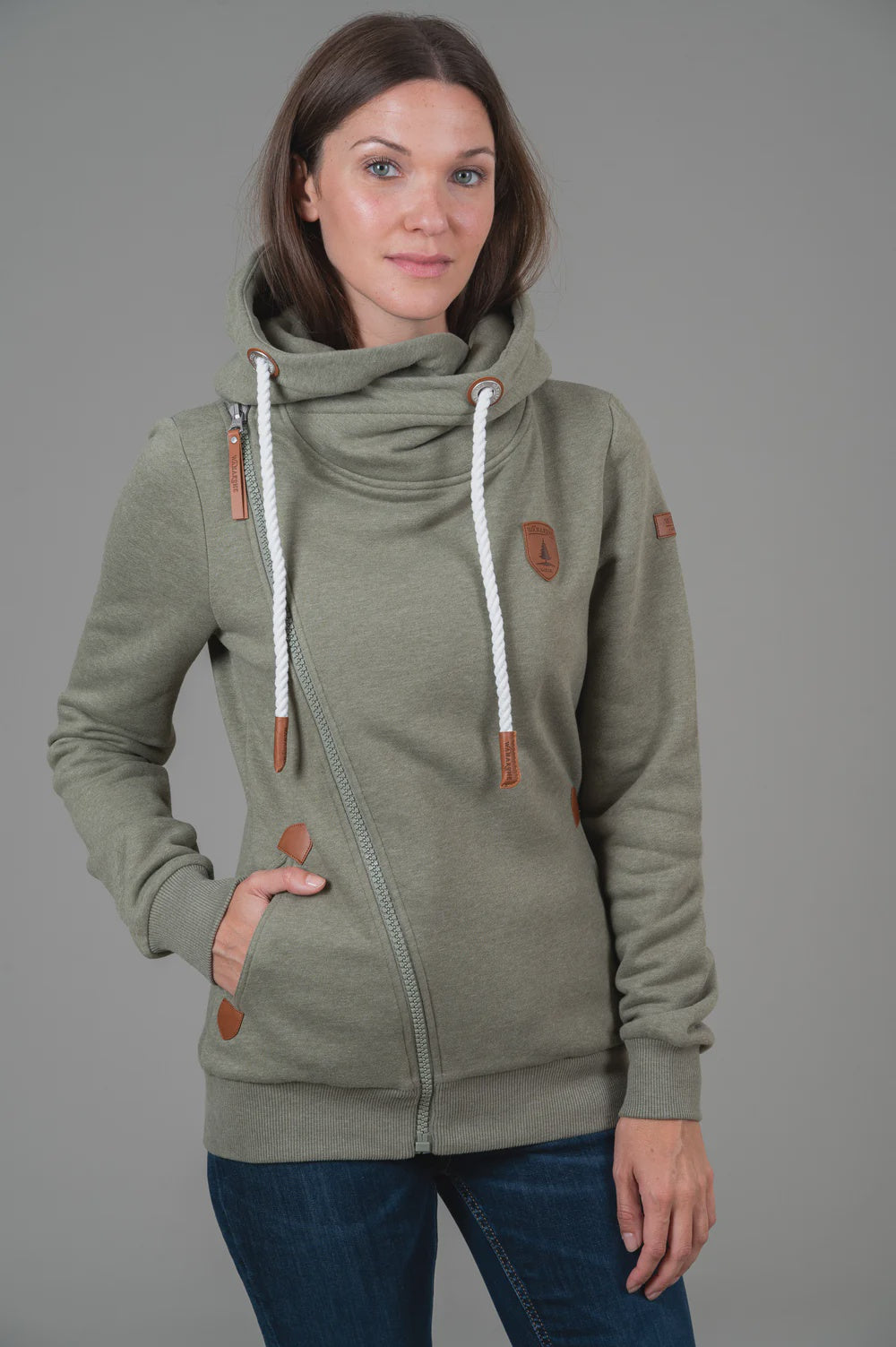 ATHENA FULL ZIP HOODIE  |  SURPLUS