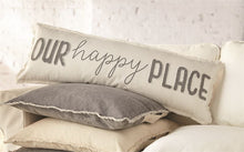 Load image into Gallery viewer, OUR HAPPY PLACE PILLOW
