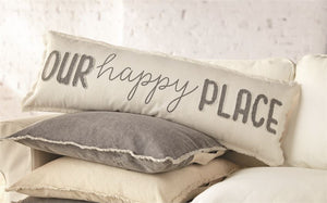 OUR HAPPY PLACE PILLOW