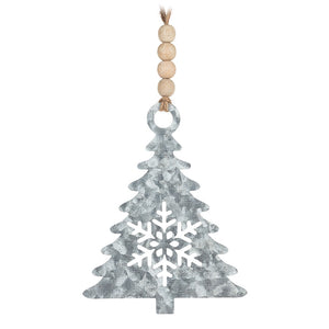 METAL TREE ORNAMENT