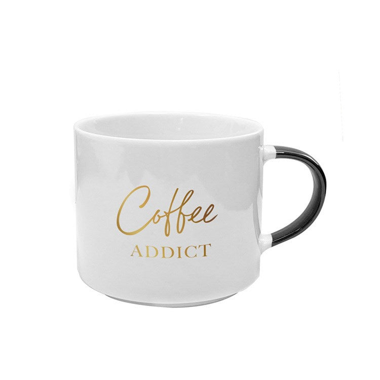 COFFEE ADDICT MUG | BLACK