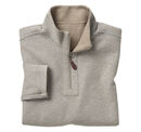 REVERSIBLE QUARTER ZIP | OATMEAL