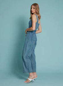 INDIGO DENIM JUMPSUIT
