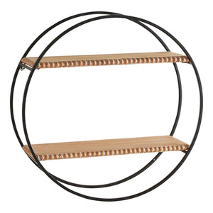 CIRCULAR WOOD SHELF