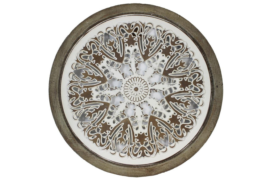 ROUND ORNATE WALL MEDALLION