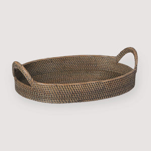 OVAL RATTAN TRAY | SM