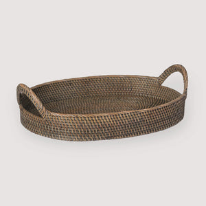 OVAL RATTAN TRAY | MD