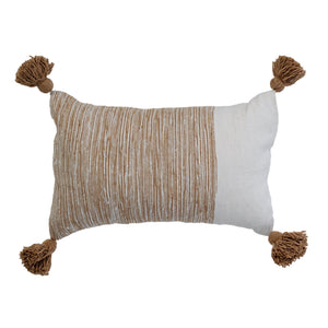 MOROCCAN PILLOW 12X20" DIPPED