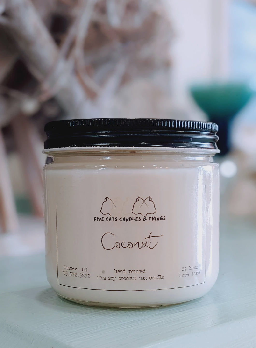 COCONUT CANDLE 12OZ