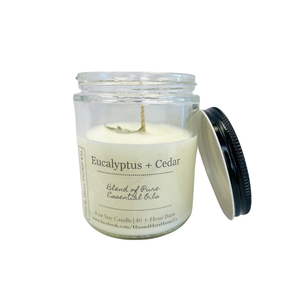 EUCALYPTUS + CEDAR  |  8OZ SOY CANDLE