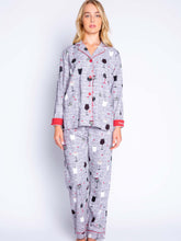 Load image into Gallery viewer, FLANNEL WINE PJ SET
