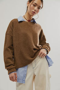 LUNA PULLOVER | CHOCOLATE