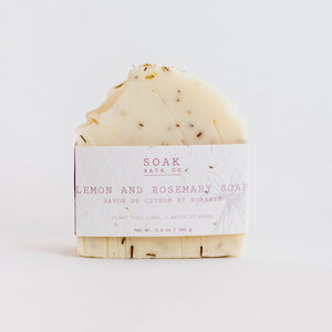 LEMON AND ROSEMARY SOAP BAR