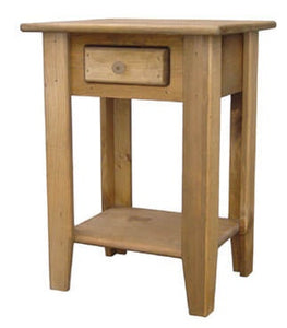 SOLID WOOD END TABLE